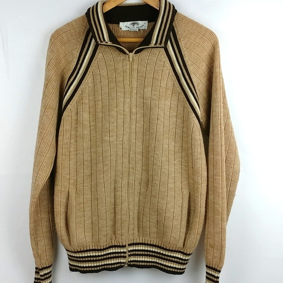 Vintage Other - Vintage 1970s Pebble Beach Sportswear Full Zip Cardigan